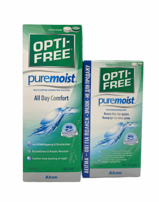OPTIFREE PURE MOIST 300ML+90ML ΔΩΡΟ