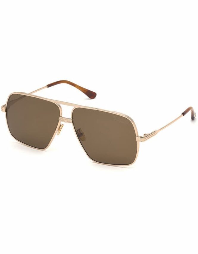 TOM FORD FT0735 28M 62 BROWN SOLID POLARIZED