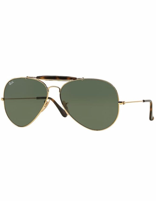 RAY BAN RN3029 OUTDOORSMAN II 181 62 G15 SOLID