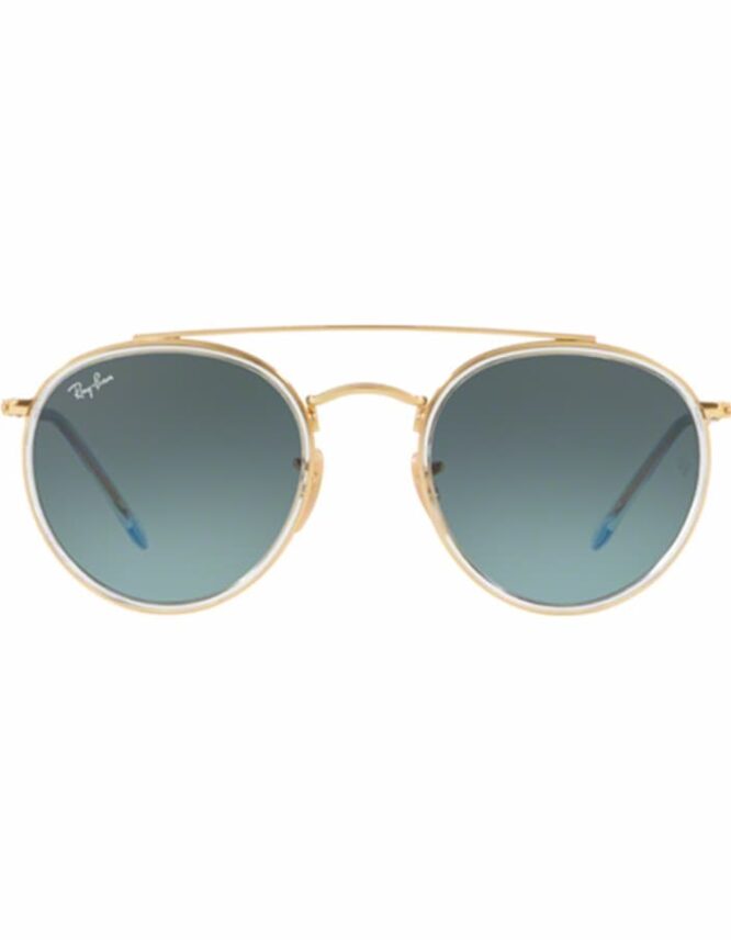 RAY BAN RB3647N DOUBLE BRIDGE 91233M 51 BLUE GRADIENT - Image 2