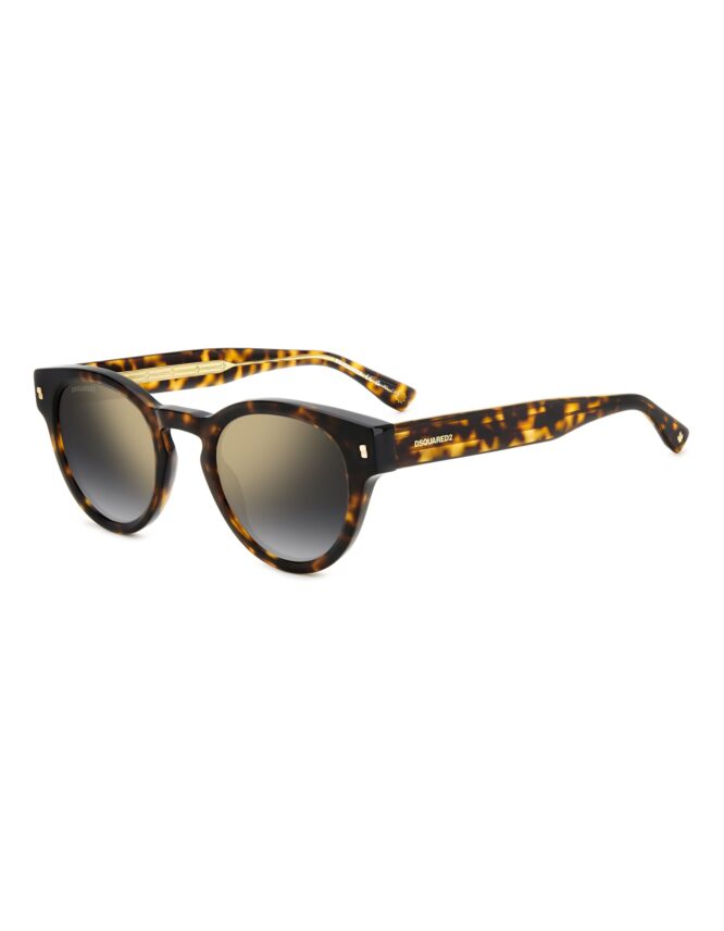 DSQUARED2 D2 0077/S 086/FQ 48 GOLD MIRROR