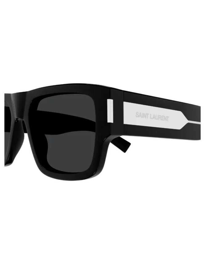 SAINT LAURENT SL 659 001 GREY SOLID - Image 3